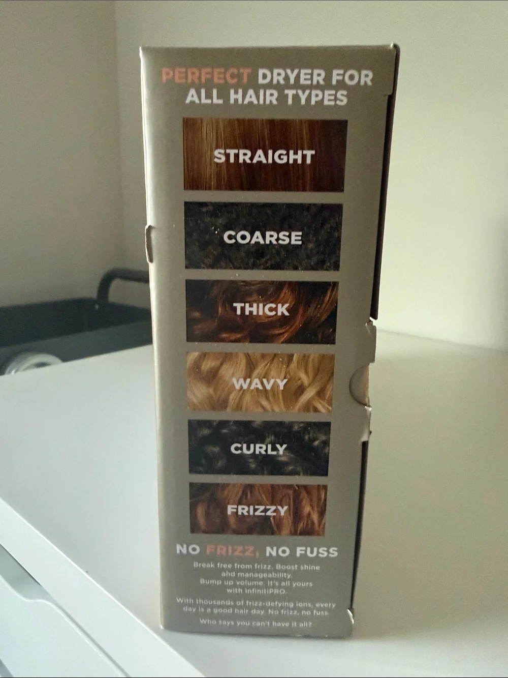 InfinitiPRO by Conair Frizz-Free Styling Dryer - Gold